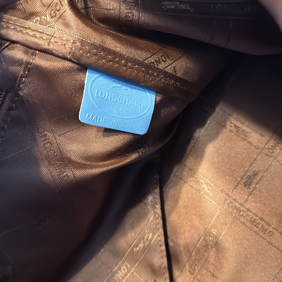 VTG Longchamp Leather Handbag - Picture 6 of 12